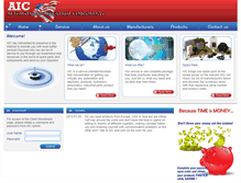 Tablet Screenshot of aiccorporation.com
